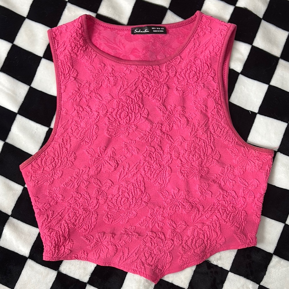 Pink Lace Women's Top